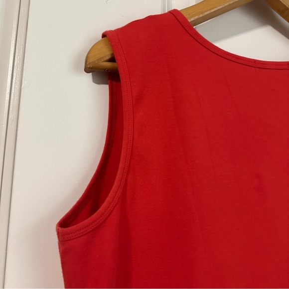 Vintage Duck Head Red Button Tank Top Women’s Size Medium Cotton Tomato Girl - Picture 10 of 15